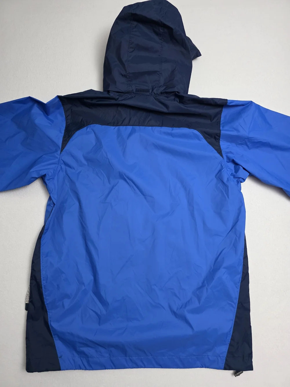 Columbia Waterproof Blue Hooded Rain Jacket